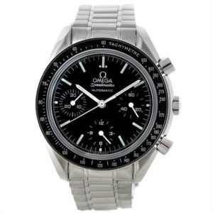 Omega Speedmaster Sapphire Reduced Steel Black Dial 39mm Automatic Men’s Watch