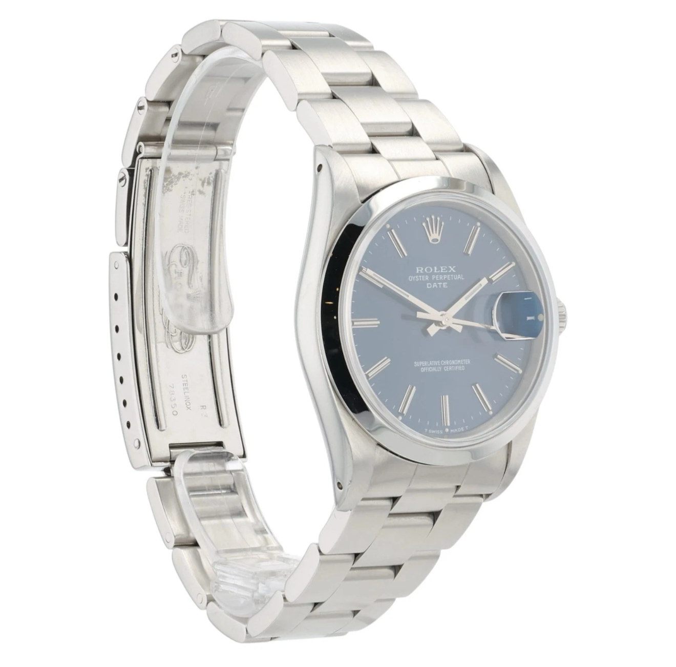 Rolex OP 15200 34mm watch and Rolex Service Card - Image 5