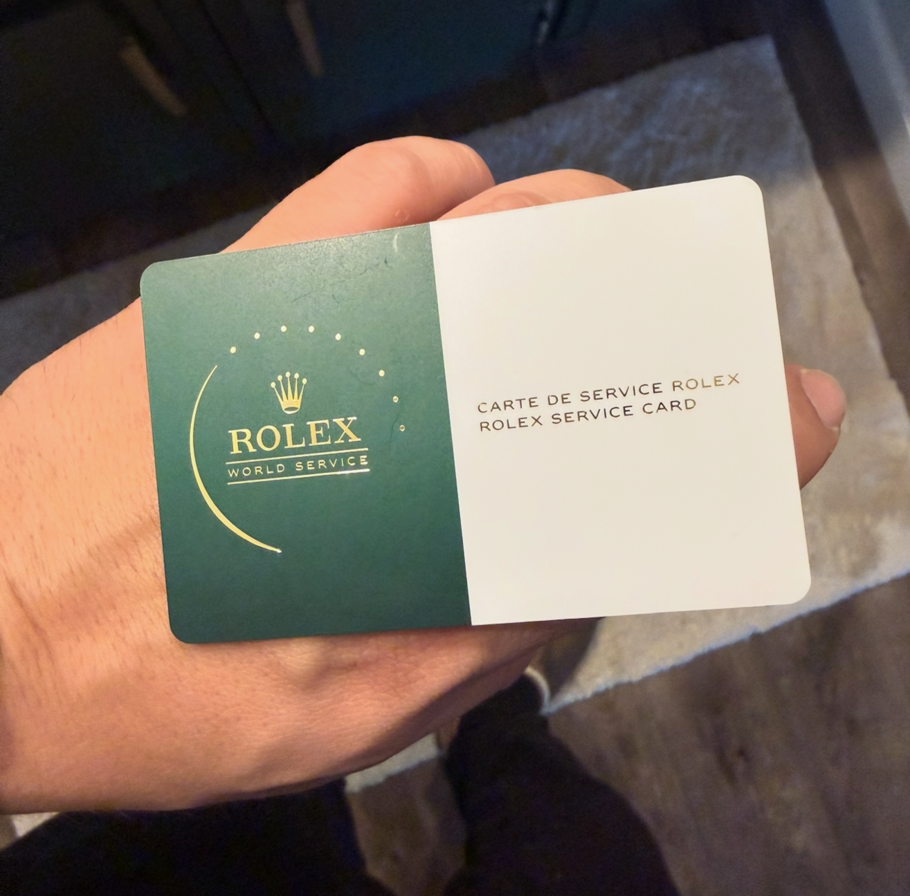 Rolex OP 15200 34mm watch and Rolex Service Card - Image 10